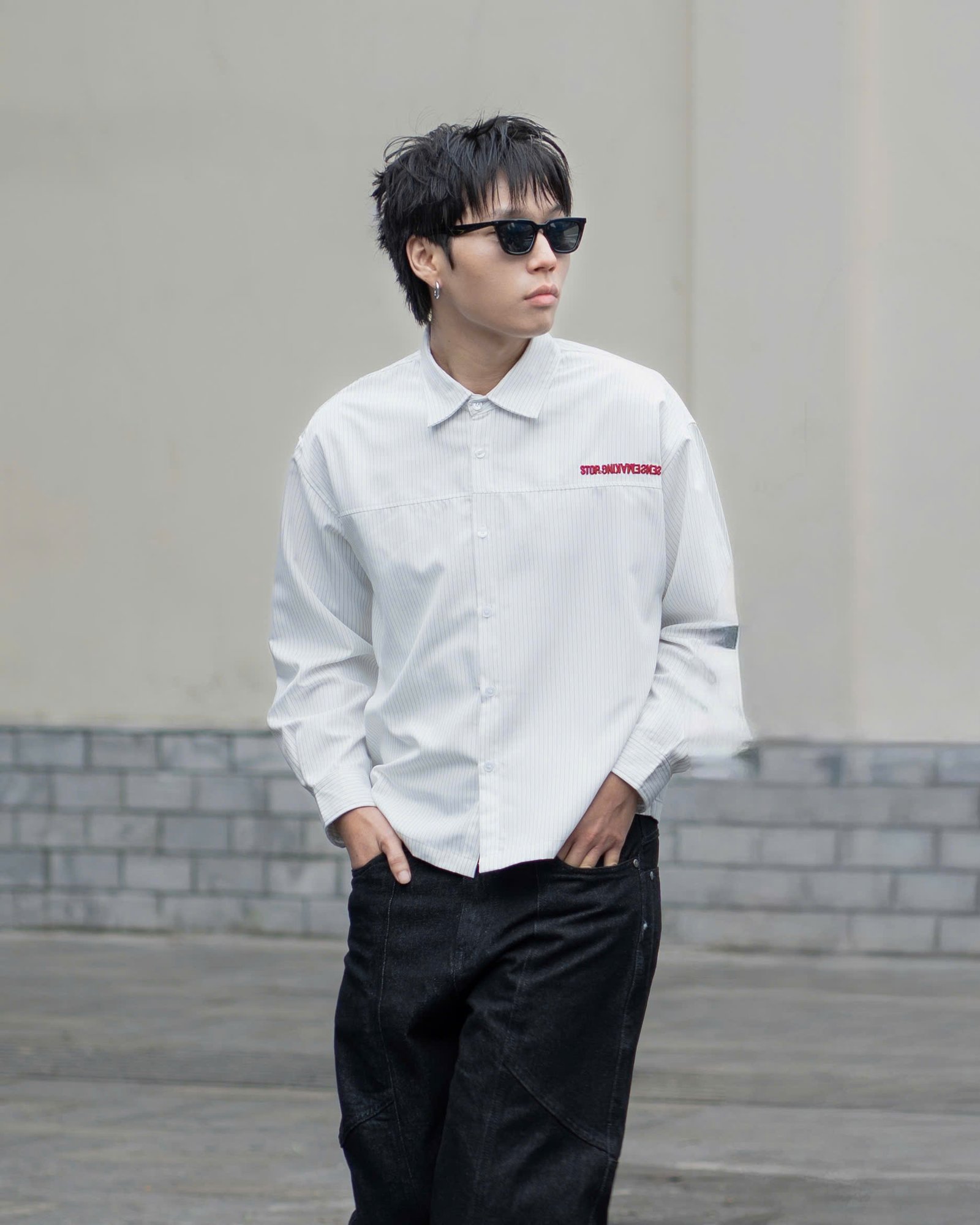 TRODE Striped Shirt